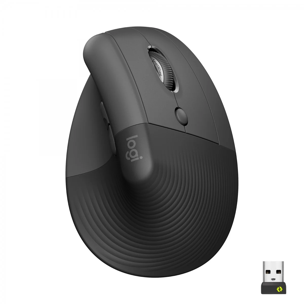 Logitech Lift Vertical Ergonomic Wireless and Bluetooth Mouse