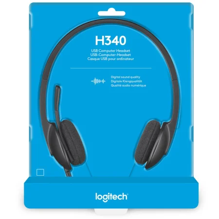 Logitech H340 USB-A Headset with Noise Cancelling Mic