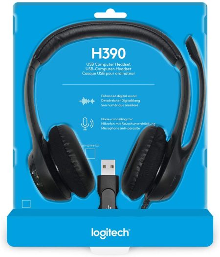 Logitech H390 USB-A Headset with Noise Cancelling Mic